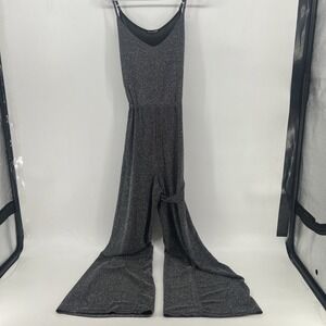 Mind code silver sequin bodycon party Jumpsuit Size Large new years